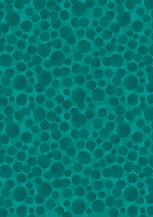 Bumbleberries Blender Hampshire Green Lewis & Irene Cotton Fabric LI-BB017