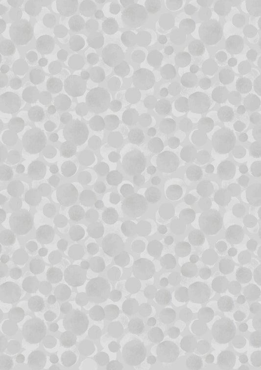 Bumbleberries Blender Light Grey Lewis & Irene Cotton Fabric LI-BB03