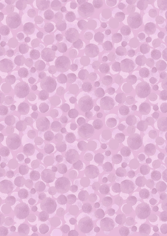 Bumbleberries Blender Light Lavender Lewis & Irene Cotton Fabric LI-BB07