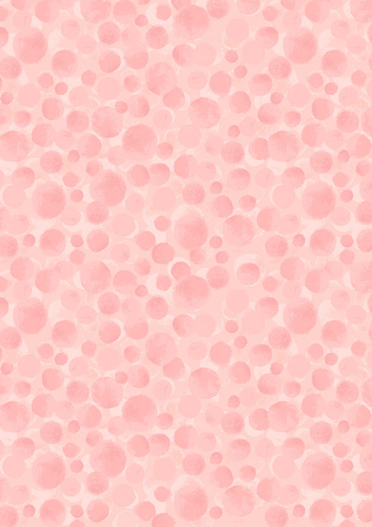 Bumbleberries Blender Light Pink Lewis & Irene Cotton Fabric LI-BB06
