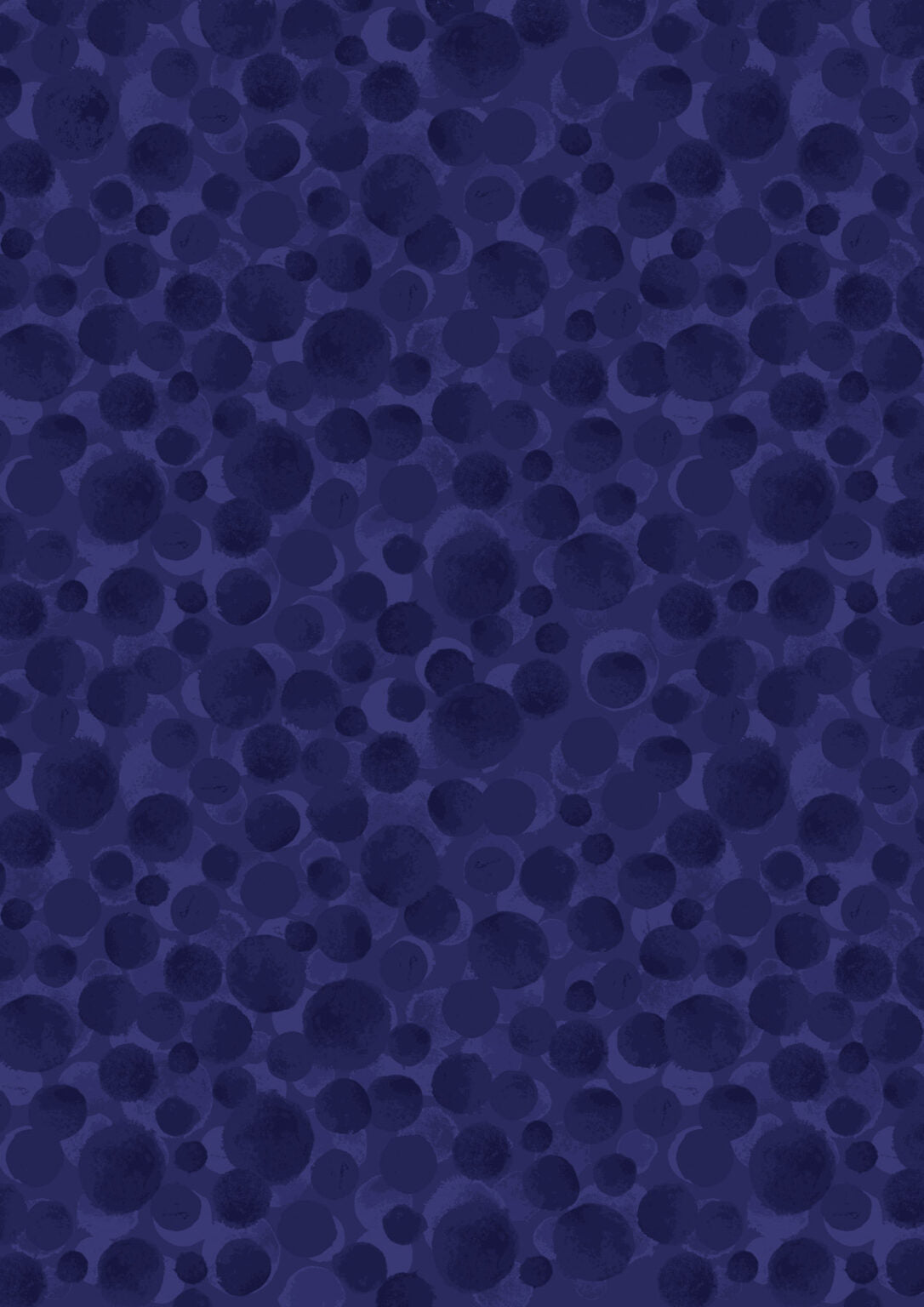 Bumbleberries Blender Navy Blue Lewis & Irene Cotton Fabric LI-BB028