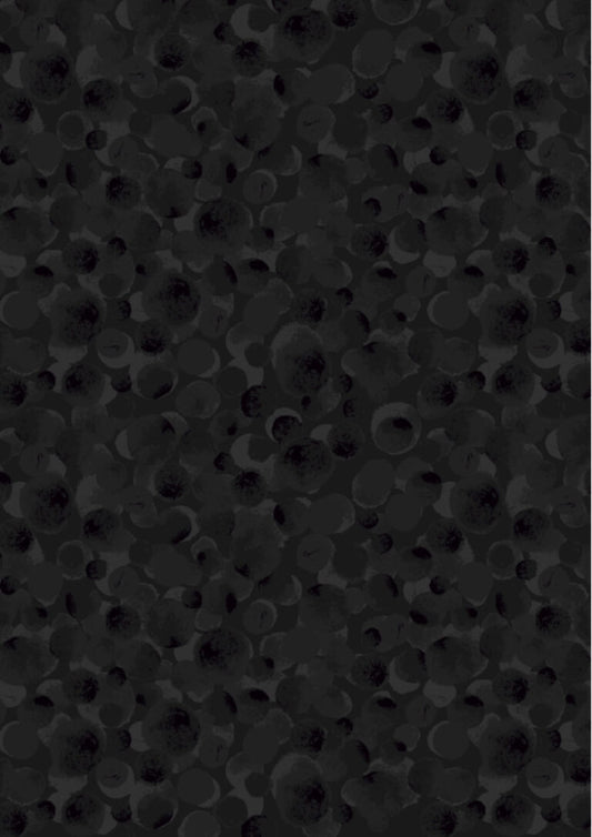 Bumbleberries FLANNEL Black Lewis & Irene Cotton Fabric LI-BBL20