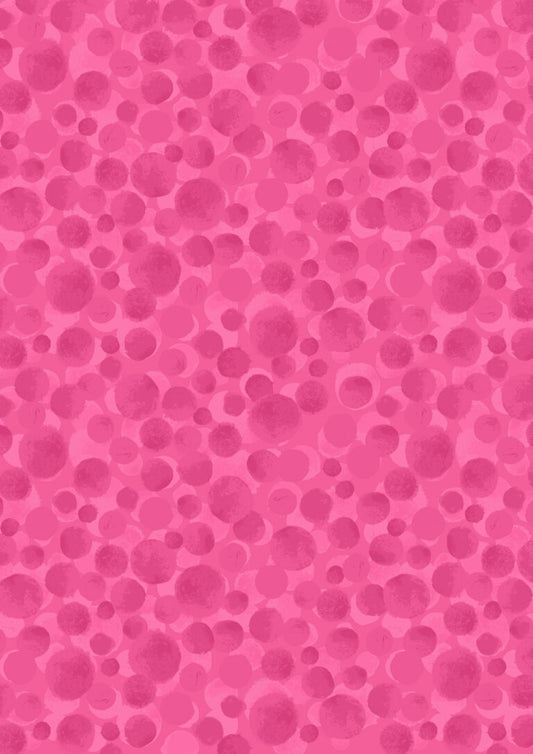 Bumbleberries FLANNEL Carnival Pink Lewis & Irene Cotton Fabric LI-BBL16
