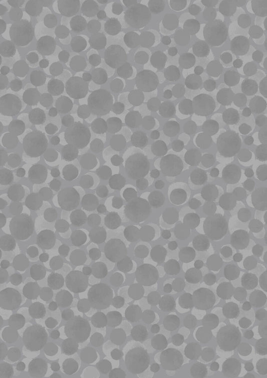 Bumbleberries FLANNEL Rock Grey Lewis & Irene Cotton Fabric LI-BBL18