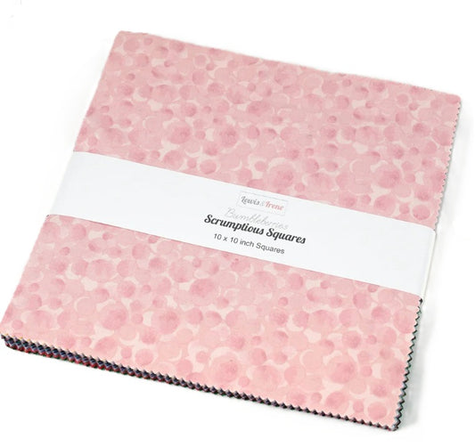 Bumbleberries 10" Scrumptious Squares Layer Cake 42 pcs Lewis and Irene Cotton Fabric LI-BUMBLEBERRIES-10SQUARE