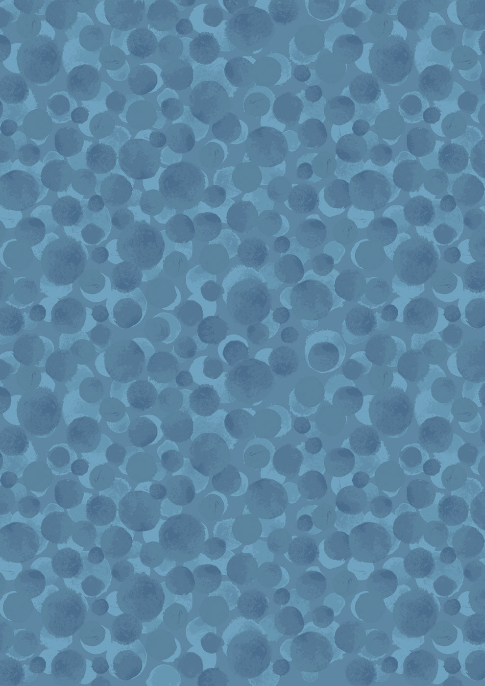 Bumbleberries Blue Metallic Lewis & Irene Cotton Fabric LI-BB150