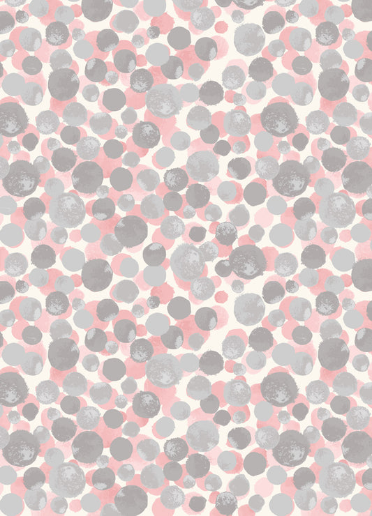 Bumbleberries Lewis & Irene Siilver Celebration Metallic Lewis & Irene Cotton Fabric LI-BB040