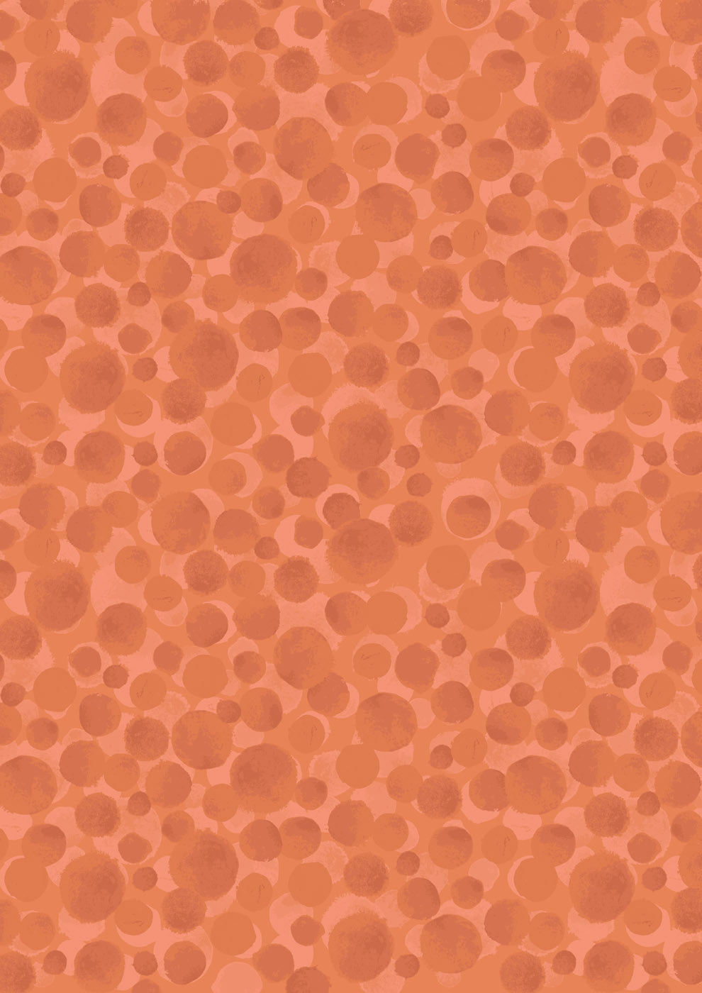 Bumbleberries Orange Metallic Lewis & Irene Cotton Fabric LI-BB272