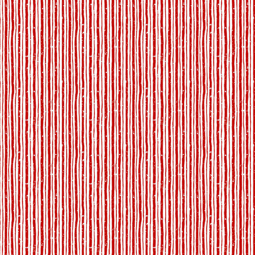 Bundle-Up Wonly Stripe White Red Barb Tourtillotte Henry Glass Cotton Fabric