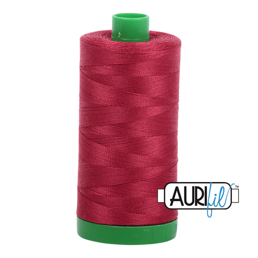 Burgundy Dark Red 40 wt 1094 yd Large Spool Aurifil Cotton Quilting Thread AF-MK40SC6-1103