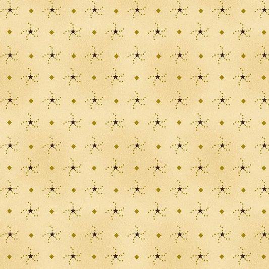Butter Churn Basics Tonal Polka Dot Light Beige Kim Diehl Henry Glass Cotton Fabric HG-6557-44