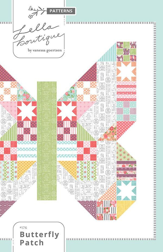 Butterfly Patch Pattern designed Vanessa Goertzen for Lella Boutique LB-176