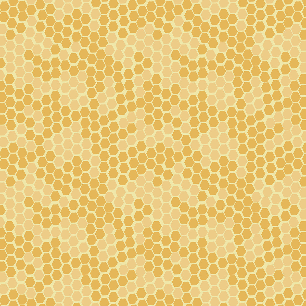 Buzzin My Gnome-iezz Tonal Honeycomb Texture Yellow Susan Winget Wilmington Cotton Fabric