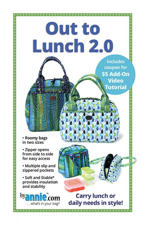 By Annie's Out to Lunch 2.0 Bag Pattern PBA-231-2