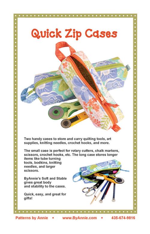 By Annie's Quick Zip Cases Bag Pattern PBA-239
