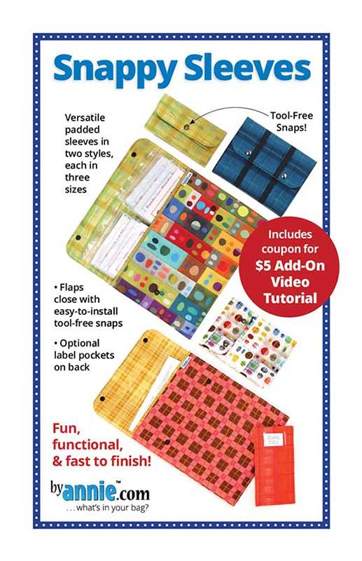 By Annie's Snappy Sleeves Bag Pattern PBA-317