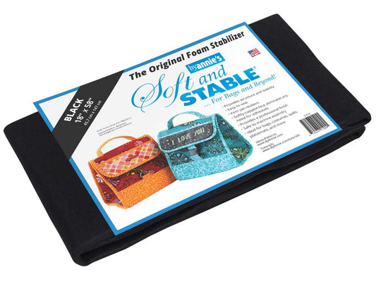 By Annie's Soft and Stable White 18"x58" 100% Polyester Stabilizer By Annie's BYA-SS1018