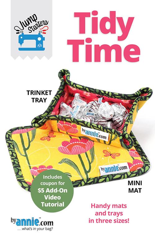 By Annie's Tidy Time Jump Starters Mat Trinket Tray Bag Pattern PBA-311JS