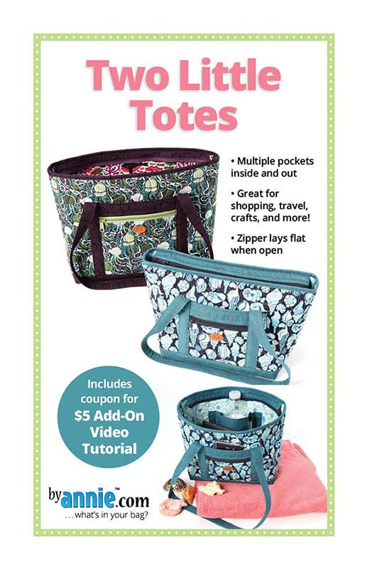 By Annie's Two Little Totes Bag Pattern PBA-314