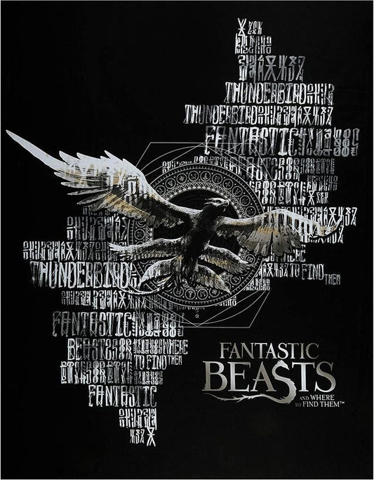 Fantastic Beast Wizarding World 36" Panel Camelot Cotton Fabric