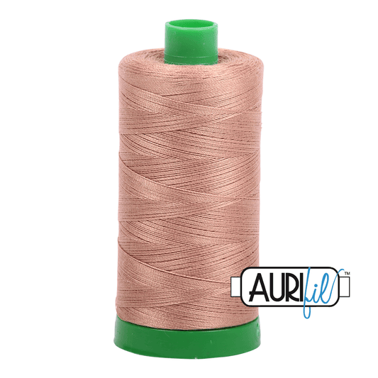 Cafe au Lait 40 wt 1094 yd Large Spool Aurifil Cotton Quilting Thread AF-MK40SC6-2340