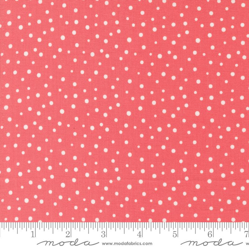Cali & Co Dottie Dots Flamingo Pink Corey Yoder Moda Cotton Fabric