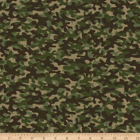 Camo Camouflage Blender Timeless Treasures Cotton Fabric