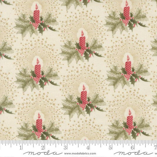 Candlelight Christmas Candlelight Cream 3 Sisters Moda Cotton Fabric MD-44424-11