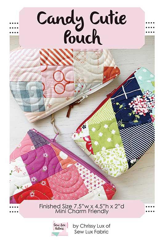 Candy Cutie Pouch Bag Tote Pattern Chrissy Lux Sew Lux Fabric & Gifts SLF-2221
