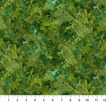 Canoe Lake Texture Multi Green Iosif Derecichei Northcott Cotton Fabric NC-DP29238-78