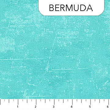 Canvas Texture Bermuda Aqua Green Blue Deborah Edwards Northcott Fabrics Cotton Fabric NC-9030-630