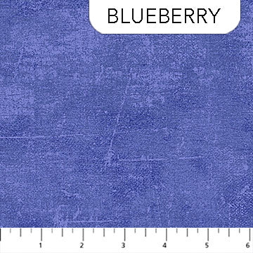 Canvas Texture Blueberry Blue Deborah Edwards Northcott Fabrics Cotton Fabric NC-9030-44