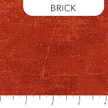Canvas Texture Brick Red Orange Deborah Edwards Northcott Fabrics Cotton Fabric NC-9030-59 | US Fabric Shop