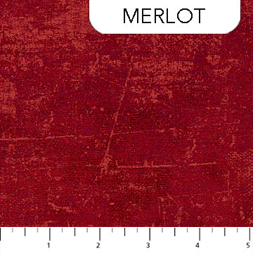 Canvas Texture Merlot Deborah Edwards Northcott Fabrics Cotton Fabric NC-9030-24