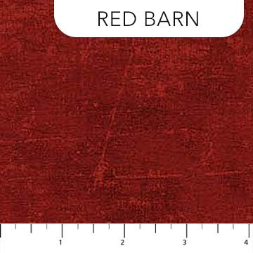 Canvas Texture Red Barn Deborah Edwards Northcott Fabrics Cotton Fabric NC-9030-290