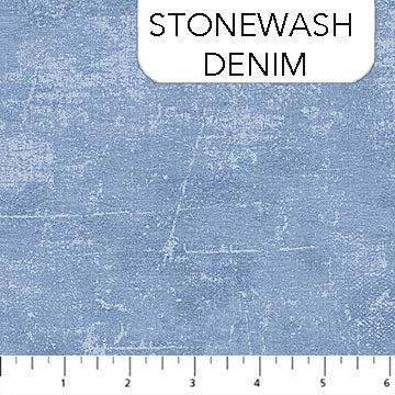 Canvas Texture Stonewash Denim Deborah Edwards Northcott Fabrics Cotton Fabric NC-9030-42 | US Fabric Shop