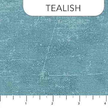 Canvas Texture Tealish Deborah Edwards Northcott Fabrics Cotton Fabric NC-9030-640 | US Fabric Shop