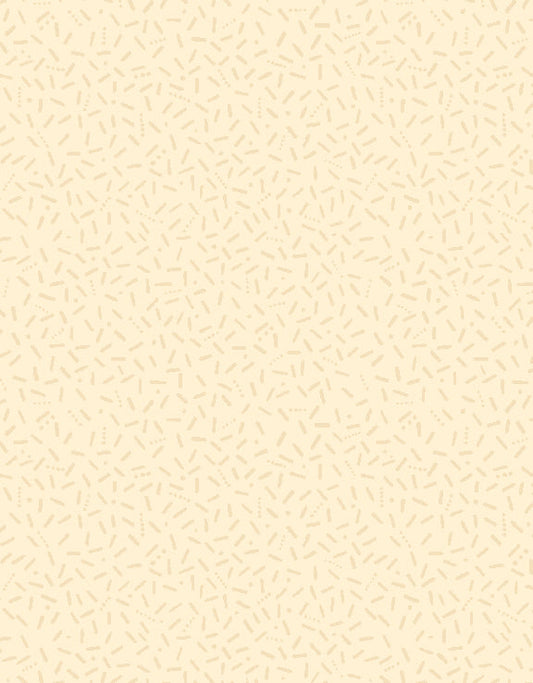 Caramel Macchiato Sticks Cream Wilmington Prints Cotton Fabric WP-1817-39088-200