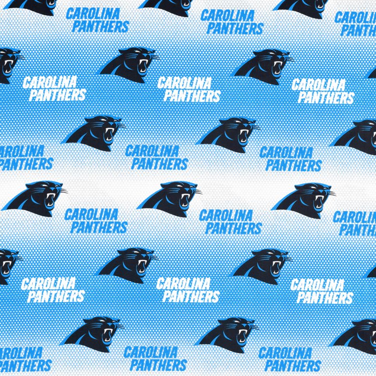 Carolina Panthers NFL Cotton Broadcloth Blue 58" Cotton Fabric