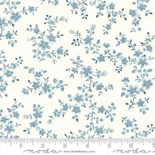 Cascade Garden Blooms Florals Cloud Cream 3 Sisters Moda Cotton Fabric