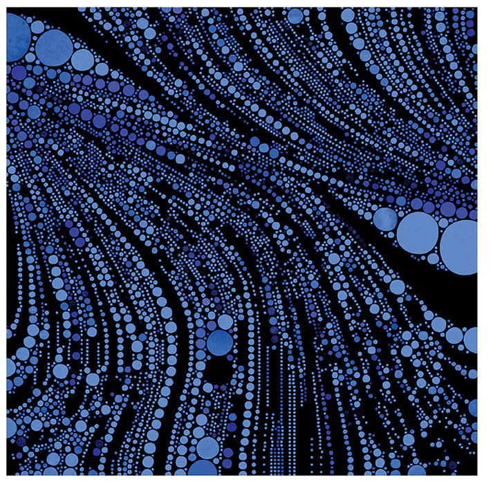 Cat Artistry Circled Swirl Blue Peggy Collins Benartex Cotton Fabric BE-16737-55