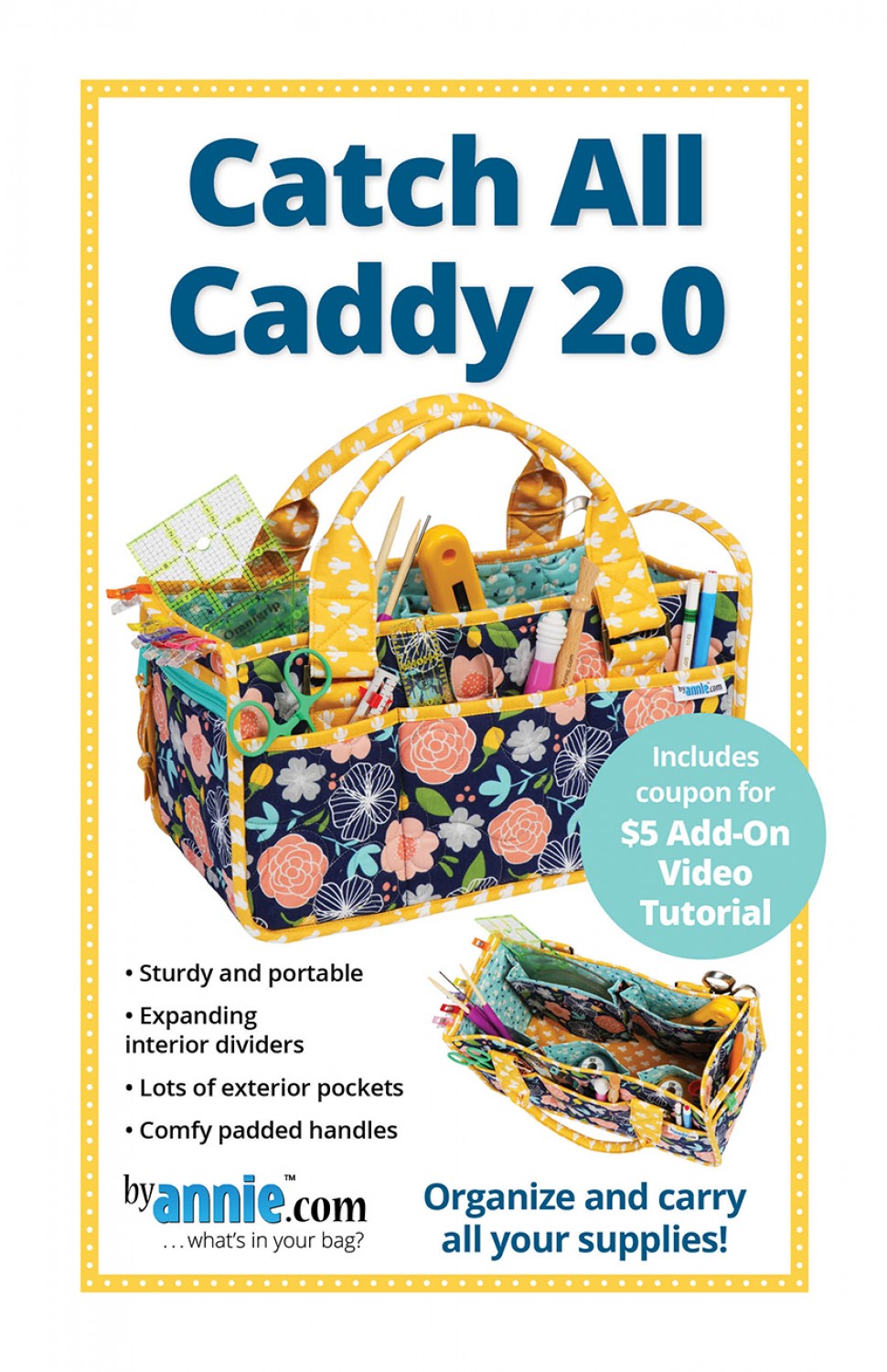 Catch All Caddy 2.0 Bag Pattern By Annie's