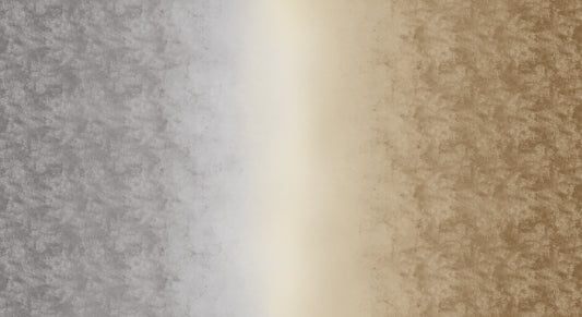Chalk Ombre Gray Taupe Brown Benartex Cotton Fabric BE-16602-14