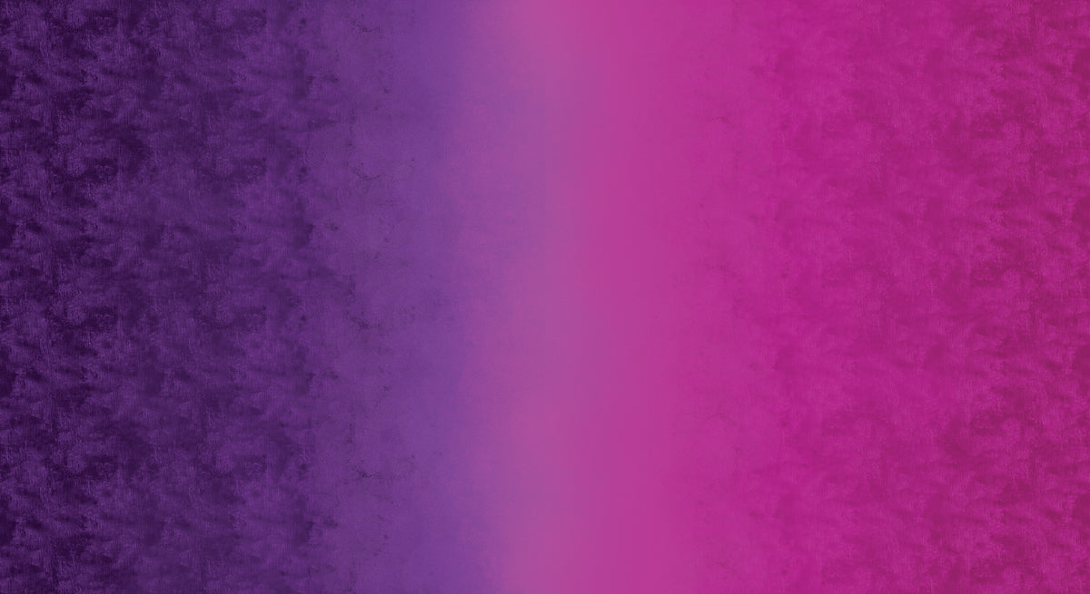 Chalk Ombre Purple Fuchsia Pink Benartex Cotton Fabric BE-16602-65