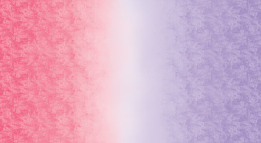 Chalk Ombre Light Pink Light Violet Benartex Cotton Fabric BE-16602-21