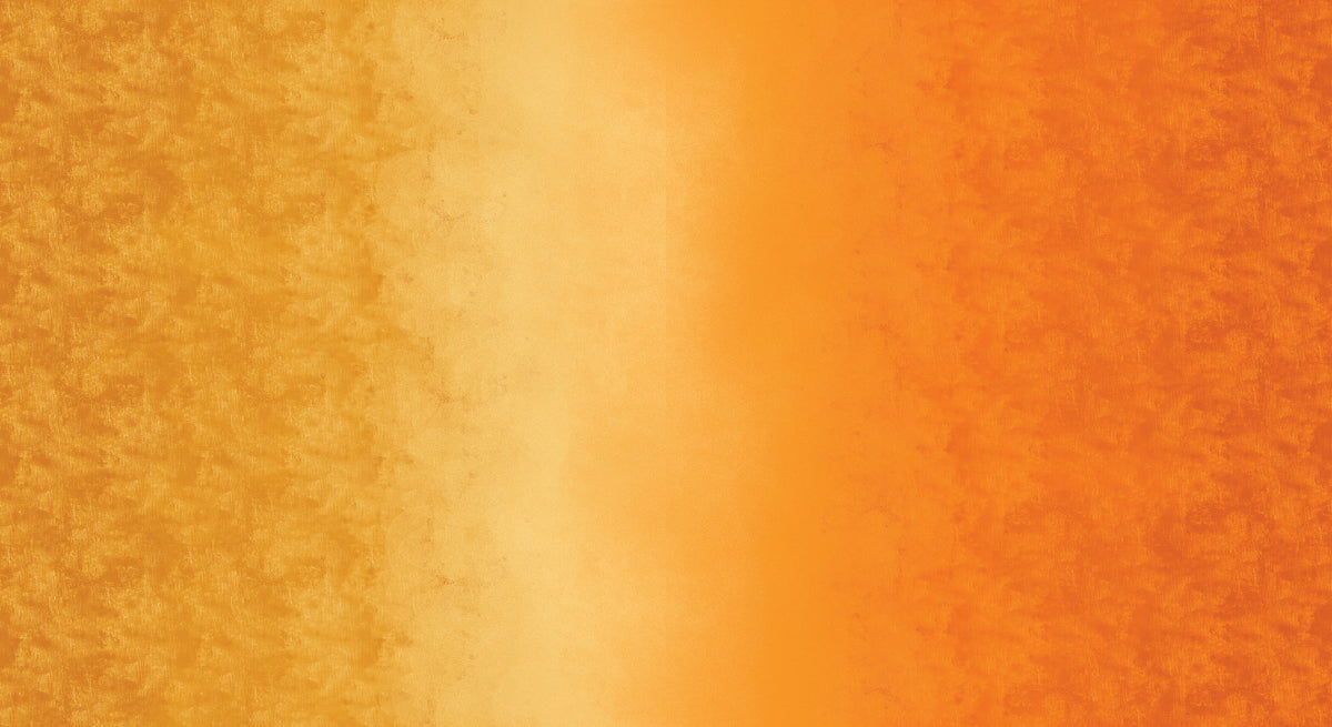 Chalk Ombre Marigold Orange Benartex Cotton Fabric BE-16602-35