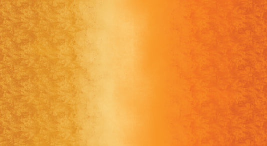 Chalk Ombre Marigold Orange Benartex Cotton Fabric BE-16602-35