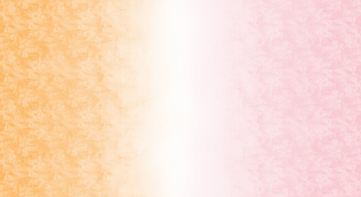 Chalk Ombre Pale Orange Blush Pink Benartex Cotton Fabric BE-16602-38