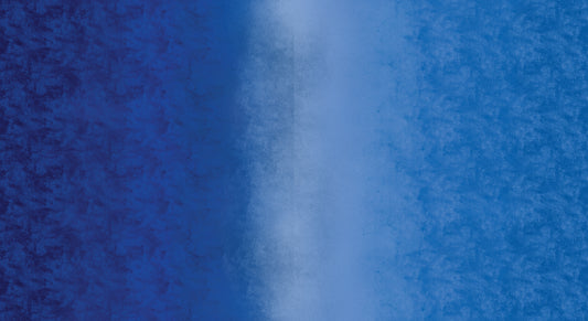 Chalk Ombre Ultra Blue Navy Benartex Cotton Fabric BE-16602-55