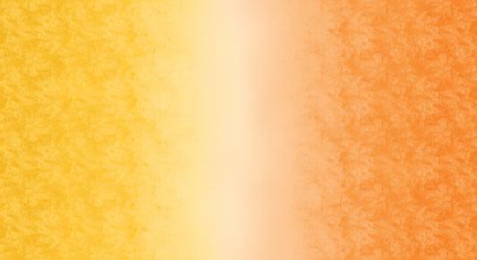 Chalk Ombre Yellow Light Orange Benartex Cotton Fabric BE-16602-33